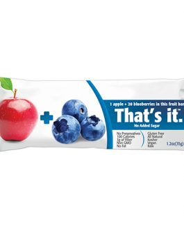 That’s It Fruit Bar Apple & Blueberry (12×1.2 OZ)