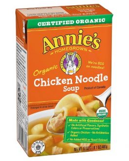 Annie’s Homegrown Chicken Noodle Soup (8×17 OZ)