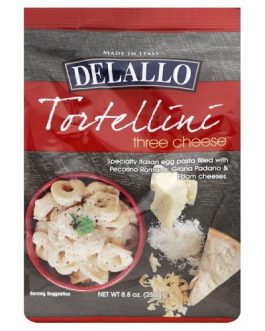 Delallo Tortellini Three Cheese (12×8.8 OZ)