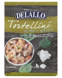 Delallo Tortellini Ricotta & Spinach (12×8.8 OZ)