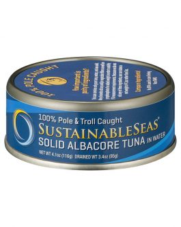 Sustainable Seas Solid Albacore Tuna  (12×4.1 OZ)