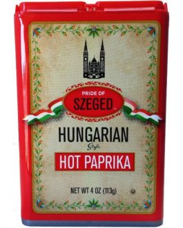 Pride of Szeged Hungarian Style Hot Paprika (6×4 OZ)