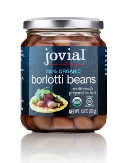 Jovial Organic Borlotti Beans  (6×13 OZ)