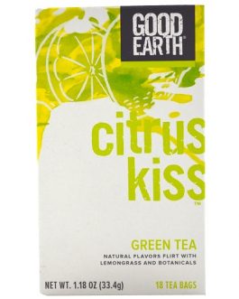 Good Earth Citrus Kiss Green Tea  (6×18 Ct)