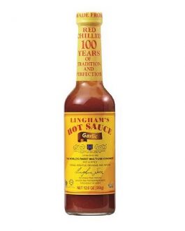 Lingham Hot Sauce with Garlic  (6×12.6 OZ)