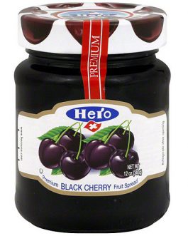 Hero Fruit Spread Black Cherry (8×12 OZ)