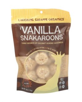 Laughing Giraffe Organics Vanilla Snakaroons (8×8 OZ)