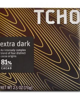 Tcho Dark Chocolate 81% Extra Dark (12×2.5 OZ)