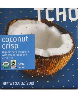 Tcho Chocolate Coconut Crisp (12×2.5 OZ)