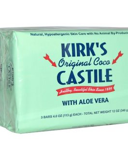 Kirk’s Original SAloe Castile Bar  (1×3 PACK)