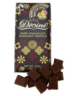 Divine Hazelnut Truffle Dark Chocolate (10×3.5 OZ)