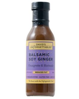 David’s Unforgettables Balsamic Soy Ginger (6×12 OZ)