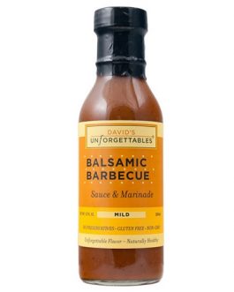 David’s Unforgettables Balsamic BBQ Sauce – Mild (6×12 OZ)