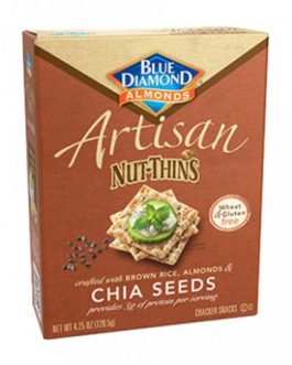 Blue Diamond Artisan Nut Thins Chia Seeds (12×4.25 OZ)