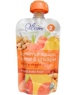 Plum Organics Stage 2, Butternut Squash Carrot & Chickpea (6X3.5 OZ)