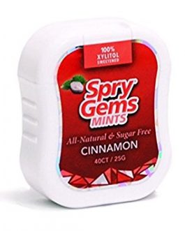 Spry Gems Cinnamon Mints (6×40 Ct)