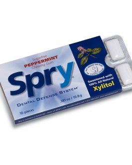 Spry Peppermint Gum (20×10 Ct)