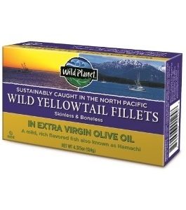 Wild Planet Yellowtail Fillets In Organic Extra Virgin Olive Oil (12×4.37 OZ)