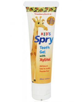 Spry Infant Tooth Gel Strawberry Banana  Flavor  (1×2 OZ)