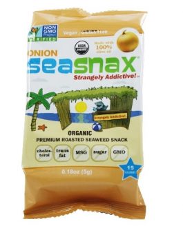 Seasnax  Grab & Go Seaweed Snacks, Toasty Onion (24X0.18 OZ)