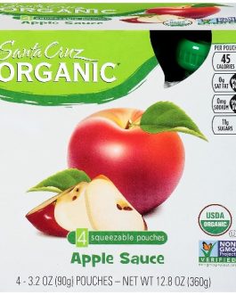 Santa Cruz Organic  Applesauce Original (6X4 Ct)