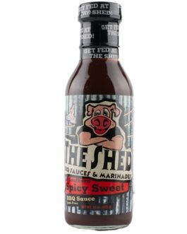 The Shed Southern Spicy Sweet BBQ Sauce (6×15 OZ)