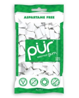 Pur Gum Pur Gum Spearmint 60 Pc (12X80 Gram)