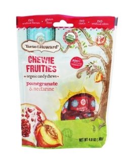 Torie and Howard Organic Pomegranate and Nectarine Chewie Fruities (6×4 OZ)