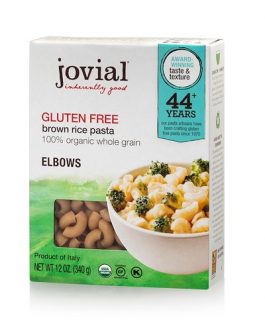 Jovial Gluten Free Brown Rice Pasta Elbows (12×12 OZ)