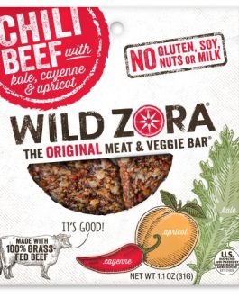 Wild Zora Chili Beef Bar With Cayenne & Apricot  (10×1.1 OZ)