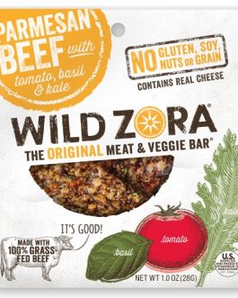 Wild Zora Parmesan Beef Bar With Tomato & Basil  (10×1 OZ)