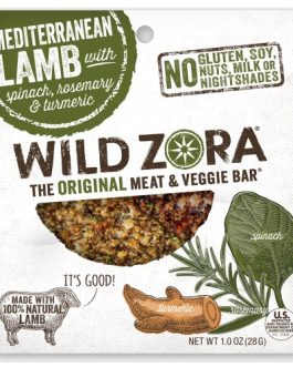 Wild Zora Lamb With Rosemary and Spinach (10×1 OZ)