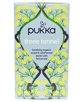 Pukka Herbs  Organic Herbal Tea Three Fennel (6X20 Bag )