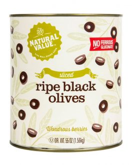 Natural Value Black Sliced Olv/No Fg (6x108OZ )