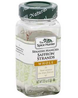 Spice Hunter Saffron Strands, Spanish Mancha, Whole (6×0.01Oz)