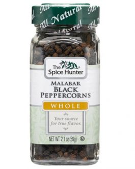 Spice Hunter Malabar Black PeppercornsWhole (6×2.1Oz)