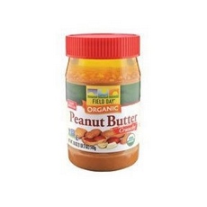 Field Day Organic Easy Spread Peanut Butter, Crunchy, Salted (12x18Oz)