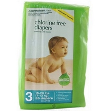 Seventh Generation Baby Free Clear Diapers Stage 3: 16-28 Lbs (4×31 CT)