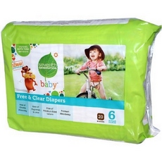 Seventh Generation 7 Gen Diapers Stage 6 2000 ct (4×20 CT)