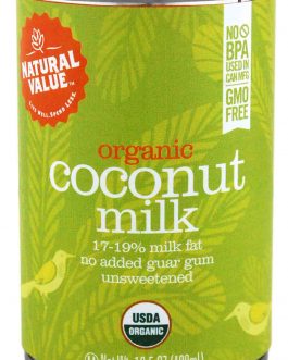 Natural Value Organic Coconut Milks  (12×12/13.5 Oz)