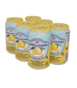 San Pellegrino All Natural Limonata Lemon Sparkling (4×6 Pack)