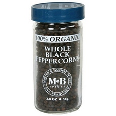 Morton & Bassett Organic Whole Black Pepper (3x2Oz)