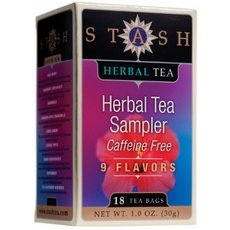 Stash Tea Herbal Tea Sampler, Variety Pack Of Nine Flavors (6×18 Bag )