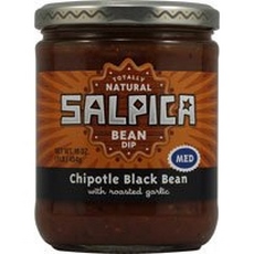 Salpica Bean Medium Chipotle Black Bean Dip (6x16Oz)