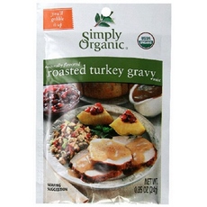 Simply Organic Roasted Turkey Gravy, Seasoning Mix (12×0.85Oz)