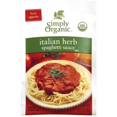 Simply Organic Italian Herb Spag Sauce (12×1.31Oz)