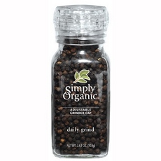 Simply Organic Daily Grind Certified Organic Peppercorns (6×2.65Oz)