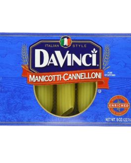 Da Vinci Cannelloni-Manicotti Pasta (12x8Oz)