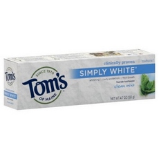 Tom’s Of Maine Simply White Toothpaste Clean Mint (6×4.7Oz)