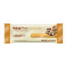 Think Thin Crunch, Caramel Chocolate Mixed Nuts, Gluten Free (10×1.41Oz)